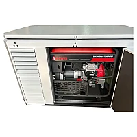 Бензиновый генератор A-iPower A17000TEAX в супертихом зимнем кожухе 1700SS RAL 7035 + блок автозапуска A-iPower 230В/400В 100А 8 ПИН