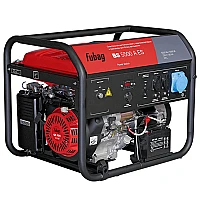 Бензиновый генератор FUBAG BS 5500 A ES в тихом зимнем кожухе 1200 RAL 8019