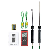 Термометр RGK CT-12 с погружным зондом температуры TR-10W и поверхностным зондом TR-10S