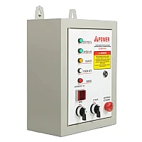 Генератор A-iPower A7000EAX в тихом зимнем кожухе 1200 RAL 8019 + блок автозапуска A-iPower 400 В, 25 А
